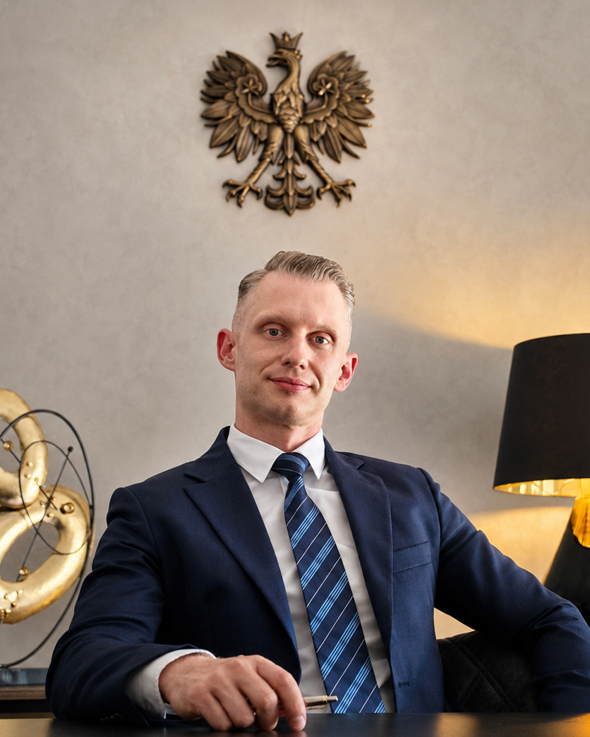 Notariusz Andreas Nowak prowadzący kancelarię notarialną w Gdyni
